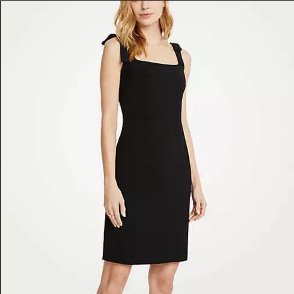 NWT 🏷 Ann Taylor Bow Strap Sheath Dress